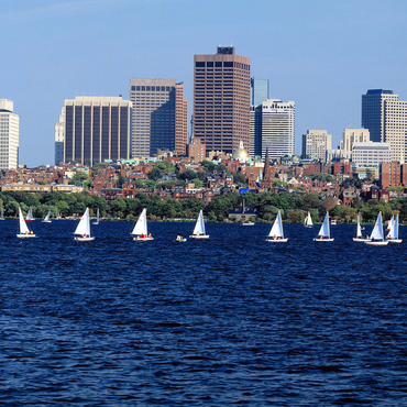 Boston skyline, Massachusetts, USA 500 Jigsaw Puzzle 3D Modell