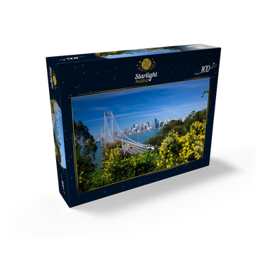 Bay Bridge with skyline, San Francisco, California, USA 100 Jigsaw Puzzle box view1