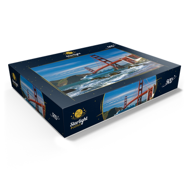 San Francisco Bay with cruise ship and Golden Gate Bridge, San Francisco, California, USA 500 Jigsaw Puzzle box view1