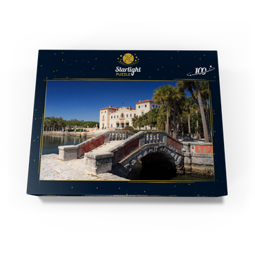 Villa Vizcaya garden area in Coconut Grove Miami, Florida, USA 100 Jigsaw Puzzle box view1