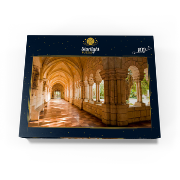 Cloister in the rebuilt Spanish Monastery of St. Bernard in Miami, Florida, USA 100 Jigsaw Puzzle box view1