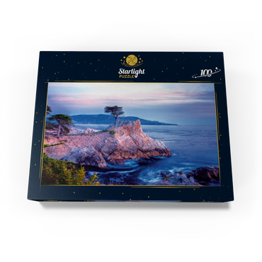 Lonely Cypress, Monterey cypress tree on Pacific coast near Carmel 100 Jigsaw Puzzle box view1