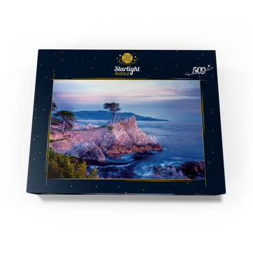 Lonely Cypress, Monterey cypress tree on Pacific coast near Carmel 500 Jigsaw Puzzle box view1