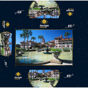 Flagler College in St. Augustine, Florida, USA 100 Jigsaw Puzzle box 3D Modell