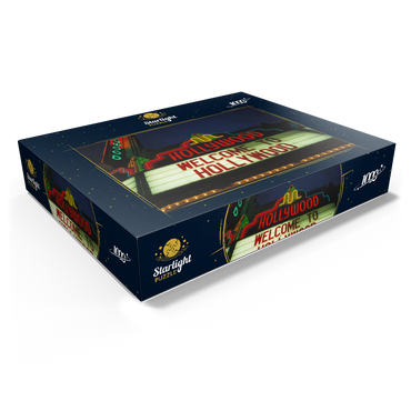 Neon sign in Hollywood, Los Angeles, California, USA 1000 Jigsaw Puzzle box view1