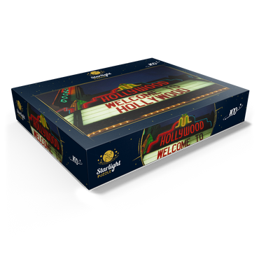 Neon sign in Hollywood, Los Angeles, California, USA 100 Jigsaw Puzzle box view1