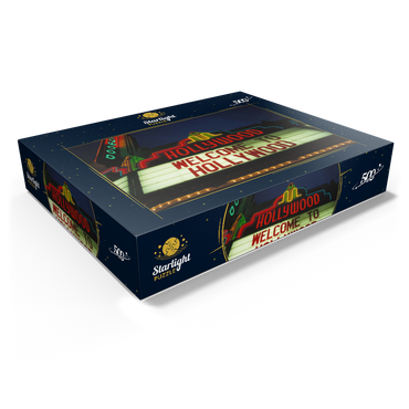 Neon sign in Hollywood, Los Angeles, California, USA 500 Jigsaw Puzzle box view1