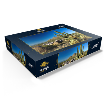 Four Seasons Hotel complex with Pinnacle Peak, Scottsdale, Arizona, USA 1000 Jigsaw Puzzle box view1