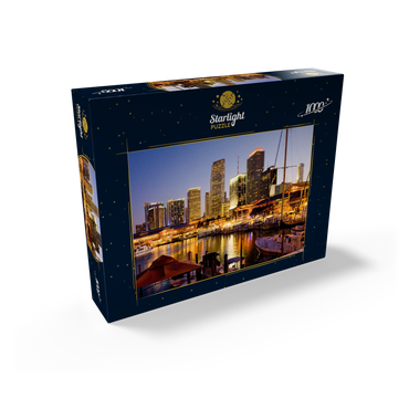 Marina at Bayside Marketplace in Downtown Miami, Florida, USA 1000 Jigsaw Puzzle box view1