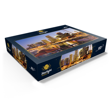 Marina at Bayside Marketplace in Downtown Miami, Florida, USA 100 Jigsaw Puzzle box view1