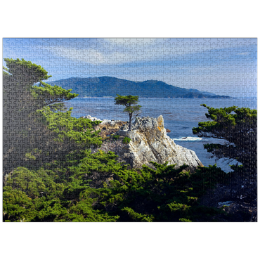 puzzleplate Monterey cypress (Lone Cypress) on the Pacific coast near 1000 Jigsaw Puzzle