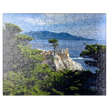 puzzleplate Monterey cypress (Lone Cypress) on the Pacific coast near 100 Jigsaw Puzzle