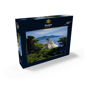 Monterey cypress (Lone Cypress) on the Pacific coast near 500 Jigsaw Puzzle box view1