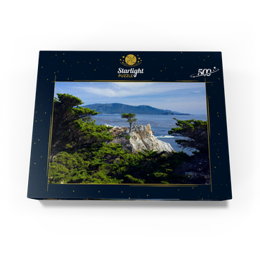 Monterey cypress (Lone Cypress) on the Pacific coast near 500 Jigsaw Puzzle box view1
