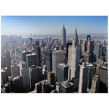 puzzleplate View over Manhattan, New York City, New York, USA 1000 Jigsaw Puzzle