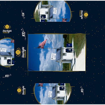 Smallest post office, Ochopee, Everglades National Park, Florida, USA 100 Jigsaw Puzzle box 3D Modell