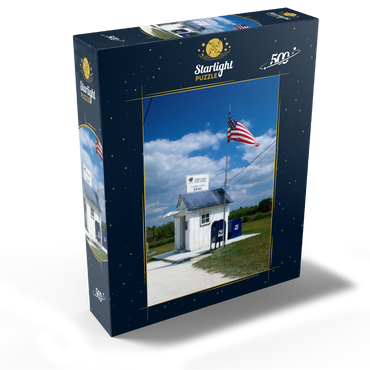 Smallest post office, Ochopee, Everglades National Park, Florida, USA 500 Jigsaw Puzzle box view1