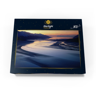 Turnagain Arm, Chugach Mountains, Alaska, USA 100 Jigsaw Puzzle box view1