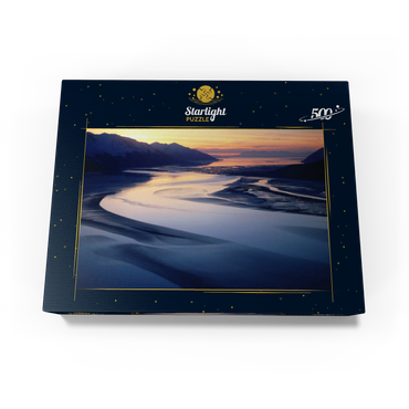 Turnagain Arm, Chugach Mountains, Alaska, USA 500 Jigsaw Puzzle box view1