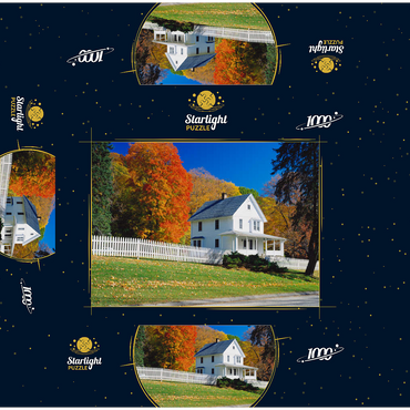 Country house in Warren, Connecticut, USA 1000 Jigsaw Puzzle box 3D Modell