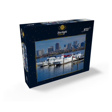 Charles River Basin against Skyline, Boston, Massachusetts, USA 1000 Jigsaw Puzzle box view1