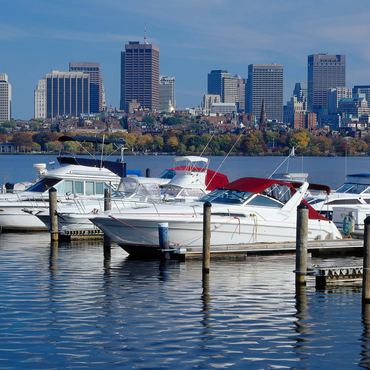Charles River Basin against Skyline, Boston, Massachusetts, USA 1000 Jigsaw Puzzle 3D Modell