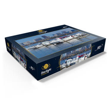 Charles River Basin against Skyline, Boston, Massachusetts, USA 100 Jigsaw Puzzle box view1