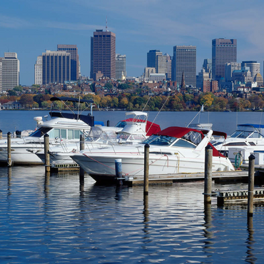Charles River Basin against Skyline, Boston, Massachusetts, USA 100 Jigsaw Puzzle 3D Modell