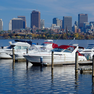 Charles River Basin against Skyline, Boston, Massachusetts, USA 500 Jigsaw Puzzle 3D Modell