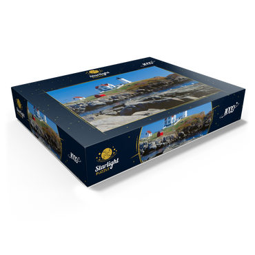 Nubble Lighthouse at Cape Neddick, York Beach, Maine, USA 1000 Jigsaw Puzzle box view1