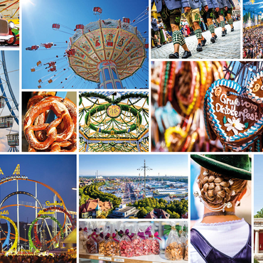 Wiesngaudi - Oktoberfest in Munich 500 Jigsaw Puzzle 3D Modell