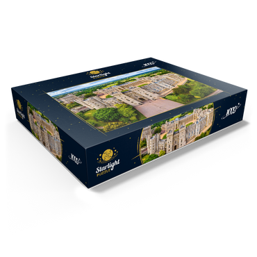 Aerial view of Windsor Castle, royal residence in Windsor in the English county of Berkshire 1000 Jigsaw Puzzle box view1