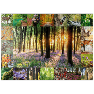 puzzleplate Forest Bathing - Collage 1000 Jigsaw Puzzle