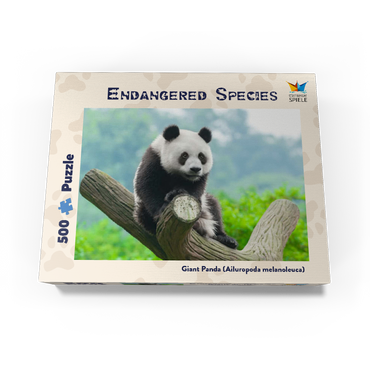 Endangered Species - Giant Panda 500 Jigsaw Puzzle box view1
