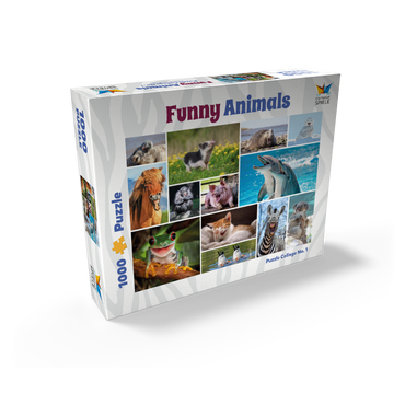 Funny Animals - Collage 1000 Jigsaw Puzzle box view1