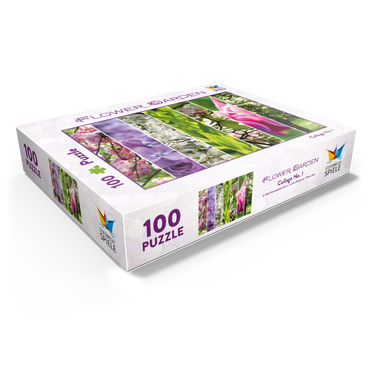 Flower Garden - Spring Collage 100 Jigsaw Puzzle box view1