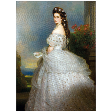 puzzleplate Empress Elisabeth - Sisi - Portrait 1000 Jigsaw Puzzle