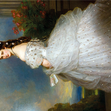 Empress Elisabeth - Sisi - Portrait 1000 Jigsaw Puzzle 3D Modell