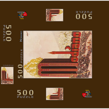 Biró for Modiano 500 Jigsaw Puzzle box 3D Modell