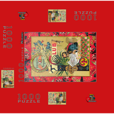 Club Patent Modiano 1000 Jigsaw Puzzle box 3D Modell