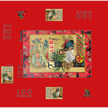 Club Patent Modiano 100 Jigsaw Puzzle box 3D Modell