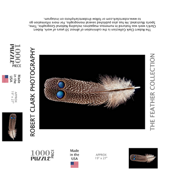 Grey Peacock-Pheasant, further away 1000 Jigsaw Puzzle box 3D Modell