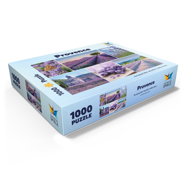 Lavender fields in Provence near Valensole 1000 Jigsaw Puzzle box view1