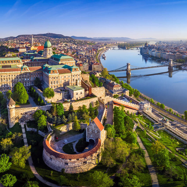 Castle Palace in Budapest, Hungary - Unesco World Heritage Site 100 Jigsaw Puzzle 3D Modell