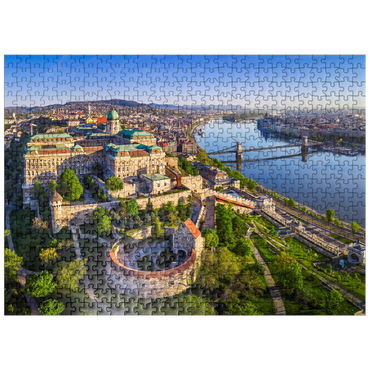 puzzleplate Castle Palace in Budapest, Hungary - Unesco World Heritage Site 500 Jigsaw Puzzle