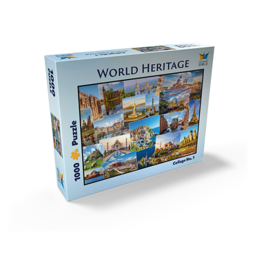 World heritage collage 1000 Jigsaw Puzzle box view1