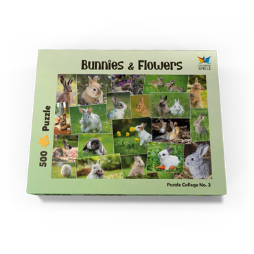 Bunnies & Rabbits - Collage No. 3 500 Jigsaw Puzzle box view1