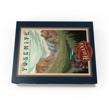 Yosemite National Park - Yosemite Valley, Vintage Travel Poster 100 Jigsaw Puzzle box view1