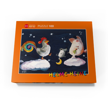 In Heven - Heine Three friends in heaven - Helme Heine 100 Jigsaw Puzzle box view1
