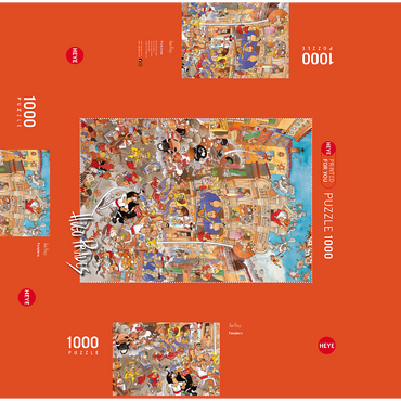 Pamplona - Hugo Prades 1000 Jigsaw Puzzle box 3D Modell